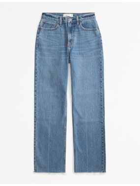 Abercrombie & Fitch High Rise Vintage Straight Jeans Size 28 Short